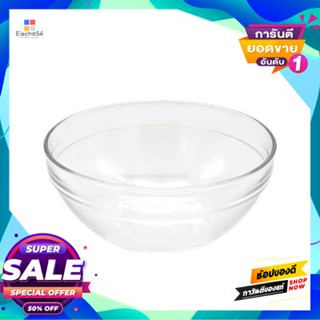 Glass ชามแก้วทรงกลม Kassa Home รุ่น W05 ขนาด 6.7 นิ้ว สีใสround Glass Bowl  Home W05 Size 6.7 Inch Clear