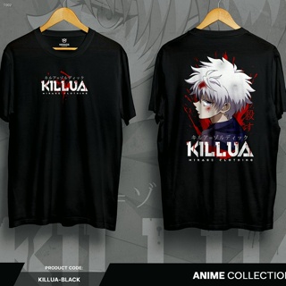 ¤☜❁เสื้อผ้ามิราจ - เสื้ออนิเมะ - Hunter X Hunter - Killua Zoldyck - ผ้าฝ้าย 100% - DTF