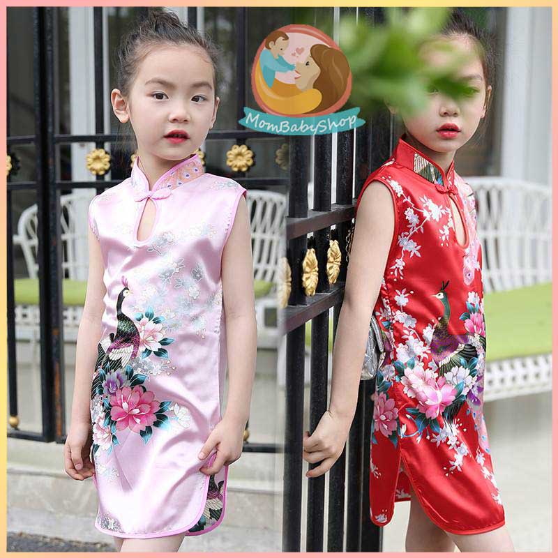ชุดกี่เพ้า  กี่เพ้าเเฟชั่น  ชุดตรุษจีนเด็ก  ชุดกี่เพ้าเด็กอายุ 1-8ปี  ผ้านิ่มใส่สบาย  น่ารักมากๆๆ