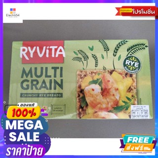 ขนม Ryvita Multi Grain ข้าวไรย์  ผสมบัควีต ถั่วเหลือง,งา,เมล็ดลิน ชนิดแผ่น 250กรัม  Ryvita Multi Grain Rye mix