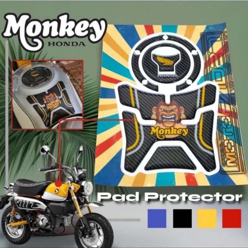 สติ๊กเกอร์ Honda Monkey 125 Tankpad Honda Monkey 125 สติ๊กเกอร์กันรอยนูน