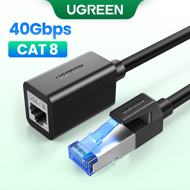 UGREEN Cat8 Ethernet สายเคเบิ้ลอะแดปเตอร์เครือข่าย 40Gbps Lan