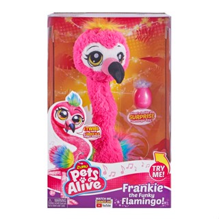 Pets Alive Frankie the Funky Flamingo Battery-Powered dancing Robotic Toy by ZURU Pets Alive Frankie the Funky Flamingo ของเล่นหุ่นยนต์เต้นรํา ใช้แบตเตอรี่ โดย ZURU