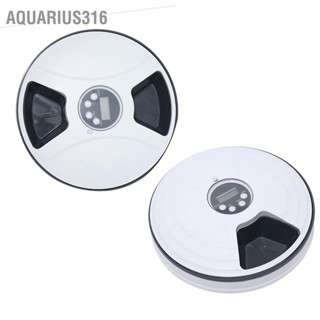 Aquarius316  Aquarius316 เครื่องให้อาหารสัตว์เลี้ยงอัตโนมัติแยกเปียกแห้งเครื่องจ่ายอาหารแมวอัตโนมัติแบบตั้งเวลาอัจฉริยะที่ถอดออกได้สำหรับสุนัขแมวสัตว์เลี้ยง