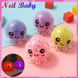 【Neil Baby】ของเล่นบีบสกุชชี่ รูปปลาหมึก 3D คลายเครียด สําหรับครอบครัว