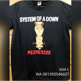 เสื้อยืด ลายวงดนตรี Metal PUNK ROCK SYSTEM OF A DOWN / SOAD MEZMERIZE พรีเพรสเซอร์ สไตล์ดั้งเดิม