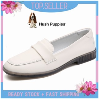 HUSH PUPPIES รองเท้าโลฟเฟอร์ ส้นแบน แบบสวม สําหรับผู้หญิง