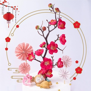 ดอกซากุระปลอม ดอกพลัม 3 ฤดูแบบ พร้อมส่ง-ร้านไทย ดอกไม้ปลอมตกแต่งบ้าน ดอกไม้ปลอมซากุระ ดอกไม้ซากุระปลอม ซากุระปลอม