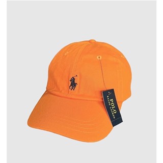 หมวก Polo ralphlauren ม้าเล็ก สีส้ม