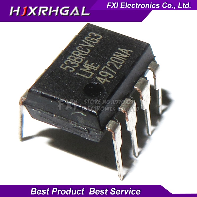 2PCS LME49720NA LME49720 DIP8 DIP Dual High Performance, High Fidelity Audio Operational Amplifier L