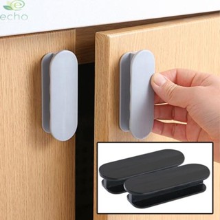 【ECHO】2Pcs Cabinet Door Handles Free-punching Wardrobe Pulls Drawer Cupboard Knobs AU【Echo-baby】