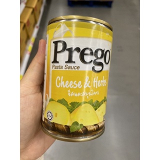 Pasta Sauce Cheese &amp; Herbs ( Prego Brand ) 290 G. ผลิตภัณฑ์ซอสครีมชีส ผสม โหระพา สำหรับราดพาสต้า ( ตรา พรีโก้ )