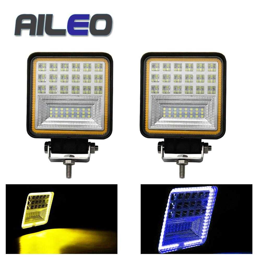 AAILEO 4 นิ้ว 126W 11000 Lumens Offroad รถ LED ไฟหน้า - C126 - HBMI