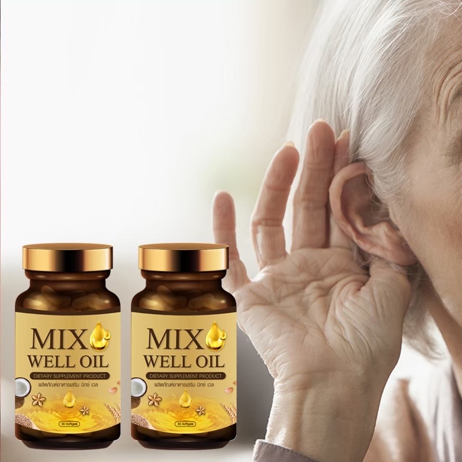 MIX WELL OIL มิกซ์ เวล ออยล์ อาหารเสริม อะโวคาโด ถั่วดาวอินคา มะพร้าว รำข้าว งาขี้ม้อน เมล็ดองุ่น กระเทียม ทานตะวัน งา