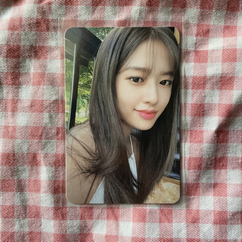 Pc ahn yujin อัลบั้ม ver v3 blue afli หลังเหมือนถ้า