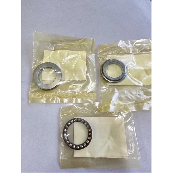 ลูกปืนคอชุดบนเวฟ125S/R/บังลม/ปลาวาฬ/เวฟ110i/pcx/Click110/125/ดรีมแท้ศูนย์🔹3ชิ้น