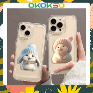 เหมาะสําหรับเคสโทรศัพท์มือถือ OPPO Reno8 / Reno7pro / reno6 / 7z / 5 การ์ตูนใหม่ตุ๊กตาโปร่งใสกระต่ายป้องกันการหล่นกรณีโทรศัพท์มือถือ R17 คู่รุ่น A72 / A9 2020 / 4Z 5G / F11 / Findx3pro / Findx5pro