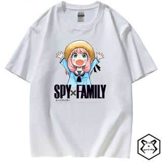 อะนิเมะ Spy X Family เสื้อยืด Anya คอสเพลย์เสื้อกราฟิกขนาดใหญ่ Unisex Tops_03