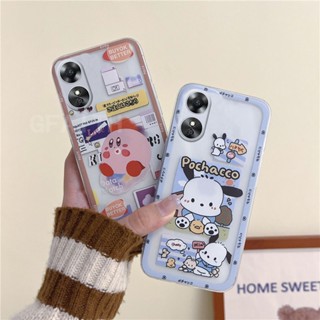 ใหม่ เคสโทรศัพท์มือถือ ซิลิโคนนิ่ม ใส กันรอยเลนส์กล้อง ลายการ์ตูนสนูปปี้น่ารัก สําหรับ OPPO A38 4G 2023 OppoA38