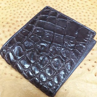 Genuine crocodile  brown wallet กระเป่าหนังจระเข้แท้สีน้ำตาล