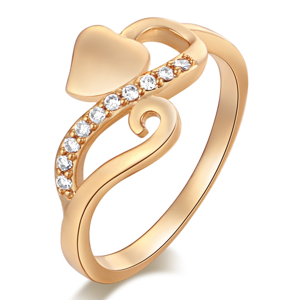 JEXY YS2 WZISHO สุภาพสตรีแฟชั่นแหวนหัวใจ