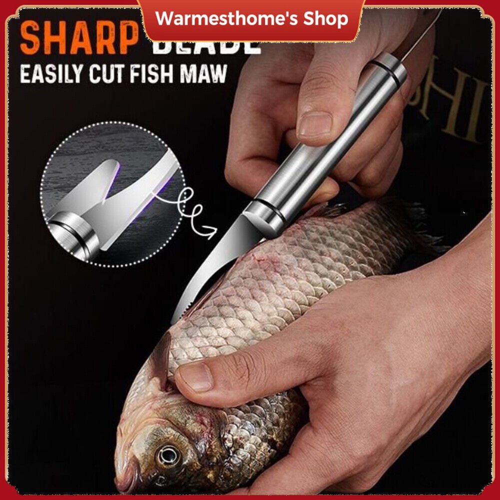 6 In 1 Multifunctional Fast กุ้ง Peeler สแตนเลสมีดปลากุ้งตัดสาย/ขูด/ขุดมีดครัวเครื่องมือ