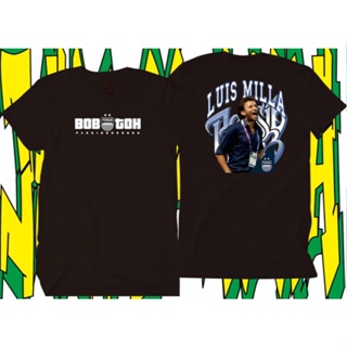 Luis MILLA PERSIB BANDUNG Distro เสื้อยืดลําลอง สําหรับผู้ชาย ผู้หญิง แขนสั้น คอกลม เหมาะกับการเดินป่า