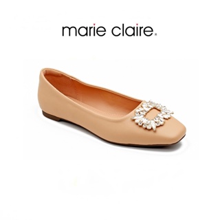Bata บาจา ยี่ห้อ Marie Claire รองเท้าหุ้มส้น บัลเลต์แฟลต รองเท้าคัดชู รองเท้าส้นแบน สำหรับผู้หญิง รุ่น Lusty สีเบจ 5703297