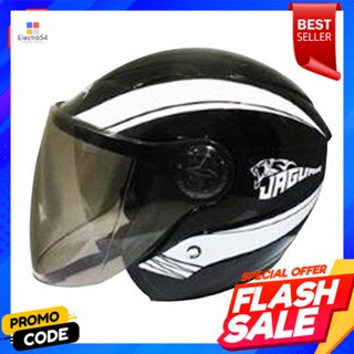 Face หมวกกันน็อคเต็มใบ JAGUAR รุ่น MEJ94102 สีดำ - ขาวFull Face Helmet JAGUAR Model MEJ94102 Black - White