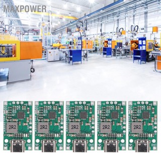 Maxpower โมดูลเร่งการชาร์จแบตเตอรี่ลิเธียม 5 ชิ้นพร้อมบอร์ดควบคุมการชาร์จแบตเตอรี่แบบบาลานซ์ 2-3S