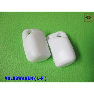 VOLKWAGEN NEW SUN VISOR BEIGE BRACKET ( LH&amp;RH ) SET PAIR  //  กิ๊บล็อคที่บังแดด สีขาว (2 ตัว) สินค้าคุณภาพดี