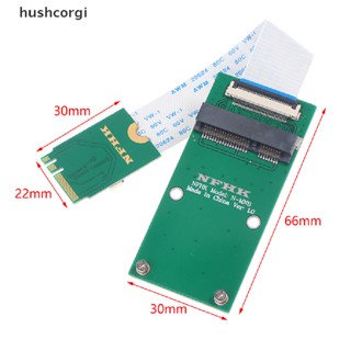 [hushcorgi] อะแดปเตอร์การ์ดเครือข่าย Mini PCIe WiFi เป็น A+E E key M.2 WiFi พร้อมส่ง