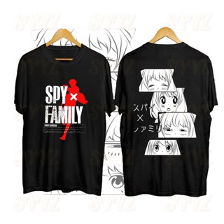 Anime Spy x Family Shirt Anya Forger Anime Short Sleeve Cartoon Sports Cotton Trendy Tops Tees_05