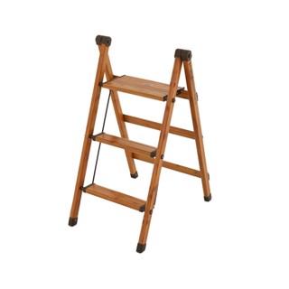 FOLDABLE บันไดทางเดียว พับเก็บได้ MATALL DAT-EW3 3 ขั้น ลายไม้FOLDABLE SINGLE-SIDED STEP STOOL MATALL DAT-EW3 3-STEP WOO