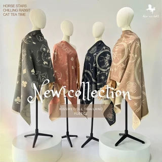 Kiss Me Doll ผ้าพันคอ/ผ้าคลุมไหล่ คอลเลคชั่น Fleece (ผ้าหนา) ขนาด 180 x 70 cm.