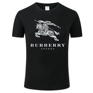 2022 New Summer Burberry T Shirt Cotton Men Women Fashion Print  Short Sleeve Tops Tee Streetwear_01