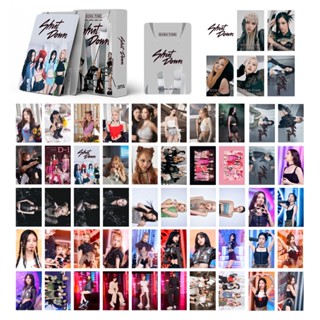 โฟโต้การ์ด BLACKPINK 2022 BORN PINK Shut Down Lomo Card JENNIE LISA HD อัลบั้มสะสม 54 ชิ้น