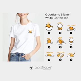 CNA GUDETAMA Lazy Egg Slate White 100% Cotton Tee Shirt Graphic Tee Baju Comel_07