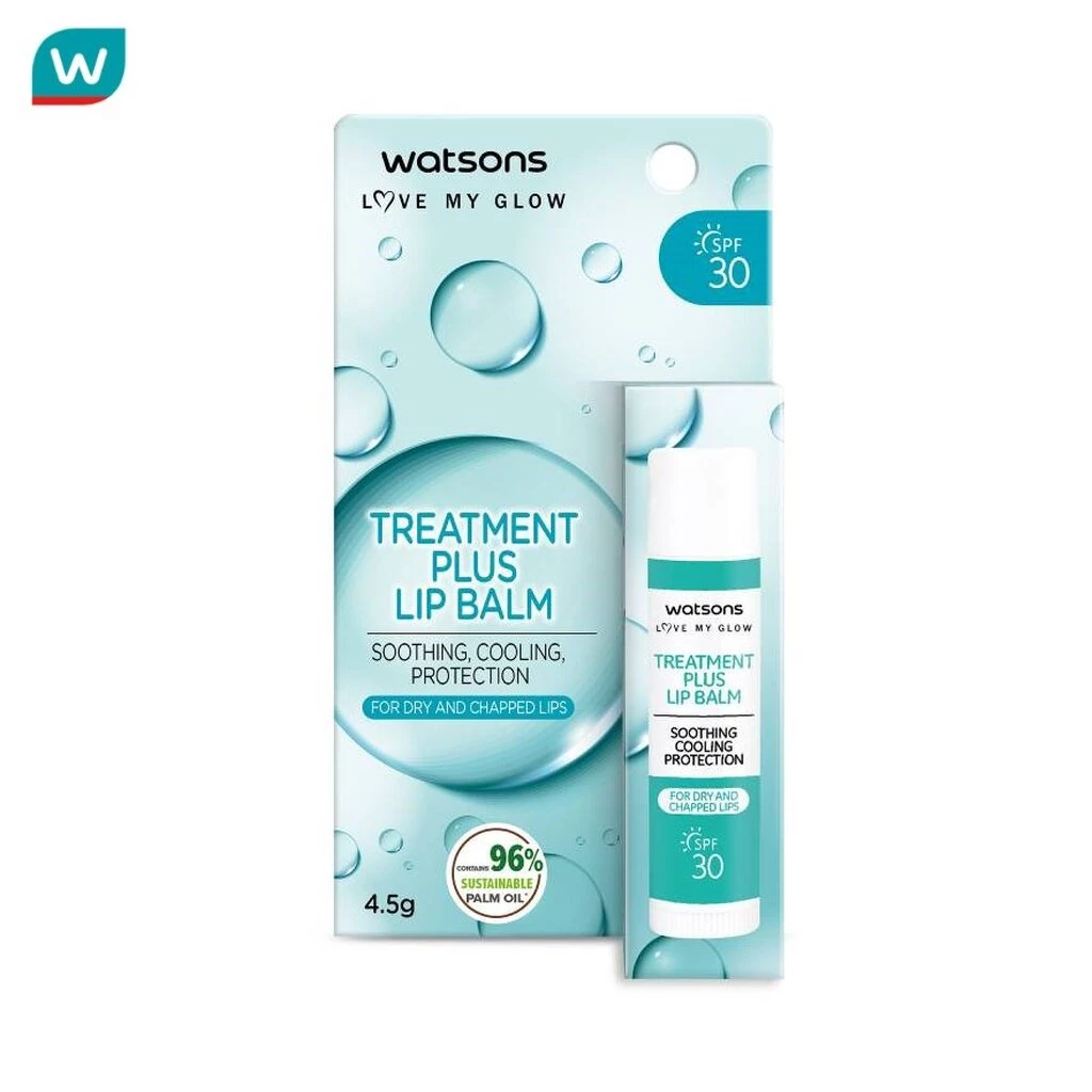 Watsons วัตสัน ทรีทเมนต์ พลัส เอสพีเอฟ30 ลิป บาล์ม 4.5ก.