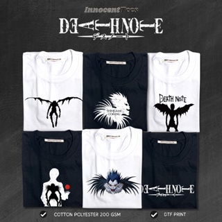 เสื้อยืด[INNOCENTTEES] DEATH NOTE TSHIRT II ANIME INSPIRED SHIRT II SMALL TO 2XL_12