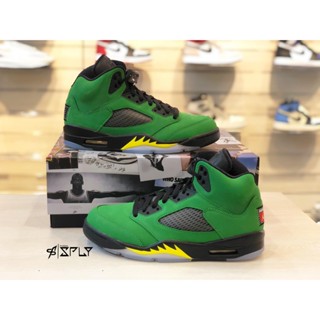 2dso AIR JORDAN 5 SE ORGEN DUNK Oregon Duck รองเท้าผ้าใบ ลําลอง เหมาะกับการวิ่ง เล่นกีฬา บาสเก็ตบอล CK6631-307