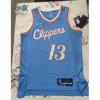 ขายดี เสื้อกีฬาบาสเก็ตบอล ลายทีม NBA Los Angeles Clippers 13# George ครบรอบ 75 ปี 2022 NDelec72CDpodb11