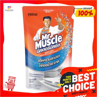 BATHROOM รีฟิลน้ำยาทำความสะอาดห้องน้ำ MR.MUSCLE 400 มล.BATHROOM CLEANER REFILL MR.MUSCLE 400ML