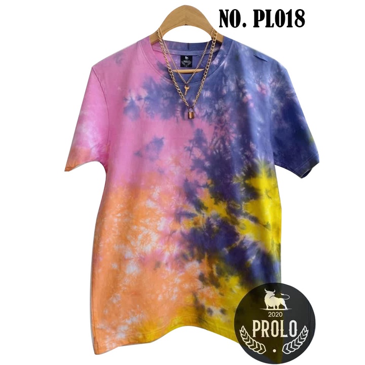 เสื้อมัดย้อมกรมชมพู ผ้าCotton