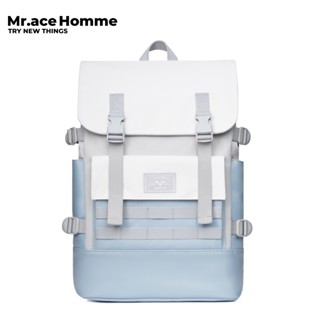 Mr. ace Homme กระเป๋าเป้สะพายหลัง กระเป๋านักเรียน ความจุสูง สไตล์เกาหลี สําหรับผู้หญิง และผู้ชาย