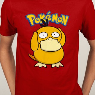 Pokemon Sheild Sword Psyduck Ash Ketchum Pikachu Pokeball Short Sleeve T-shirt shirt O-Neck Men kids Fashion cotton_07