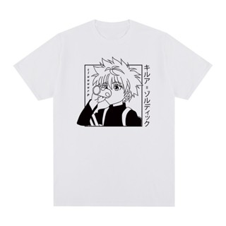 เสื้อยืดแฟชั่น ฮันเตอร์ X ฮันเตอร์ Killua Zoldyck คาวาอี้เสื้อยืดผ้าฝ้ายผู้ชายเสื้อยืดใหม่เสื้อยืดเสื้อยืดเสื้อยืดผ_02