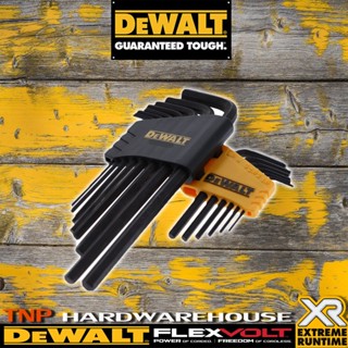 DEWALT ประแจหกเหลี่ยม ชุดประแจหกเหลี่ยม 14 ชิ้น ชุดปะแจหกเหลี่ยม กุญแจหกเหลี่ยม 14ตัว/ชุด หกเหลี่ยม