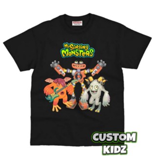 เสื้อยืด พิมพ์ลาย My singing Monsters สําหรับเด็ก