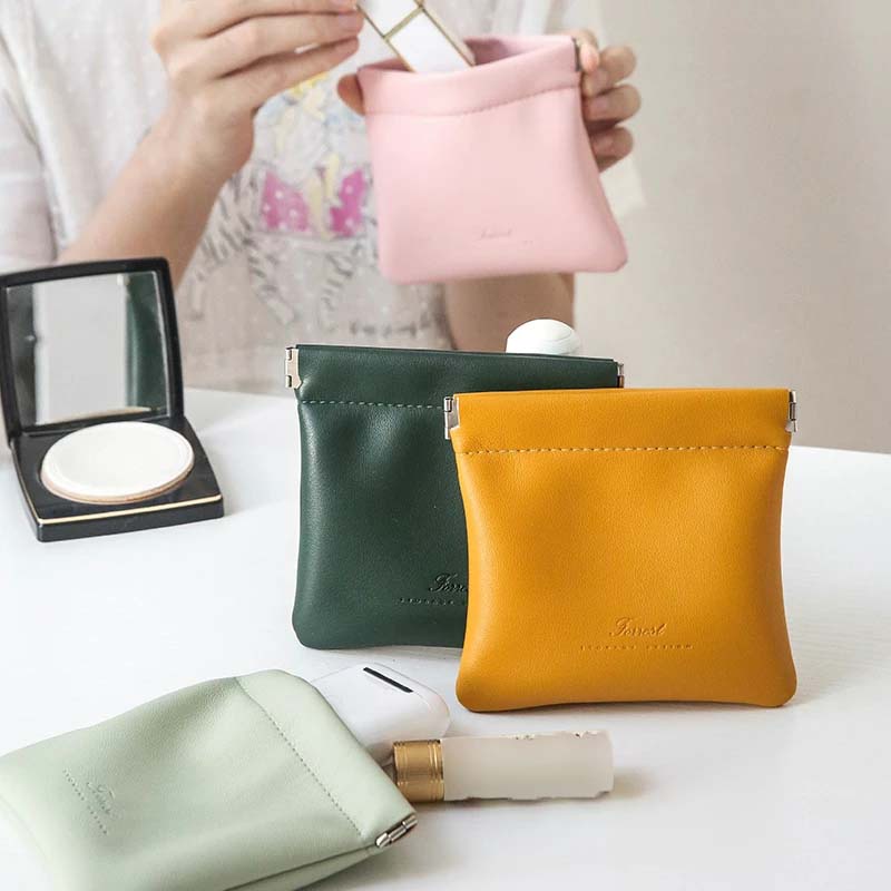 So Shop Bag กระเป๋าสตางค์ กระเป๋าใส่เหรียญ หนัง PU ขนาดเล็ก